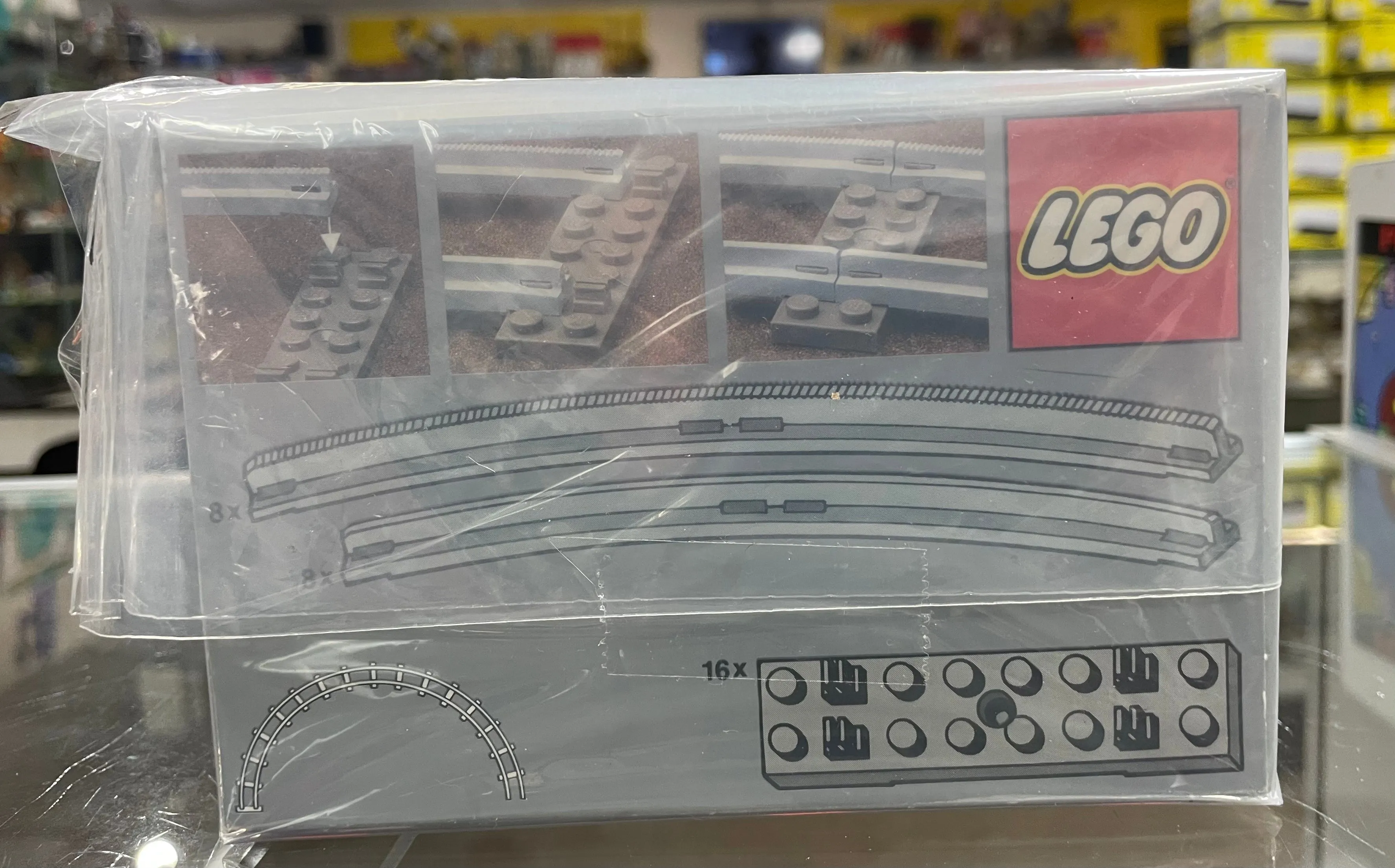 8 Curved Rails Gray 4.5v, 7851