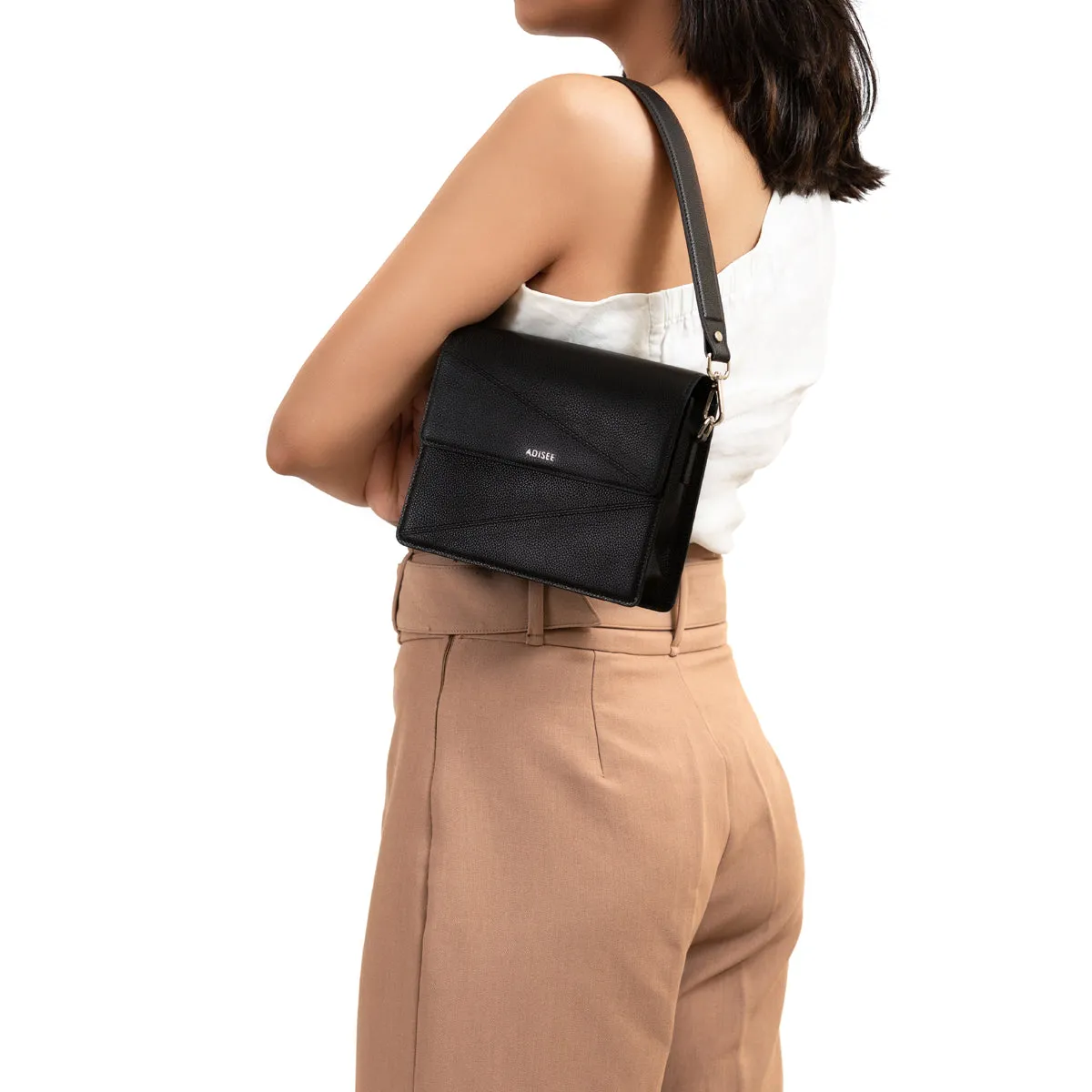 Adisee Black Diana Mini Sling and Cross Bags