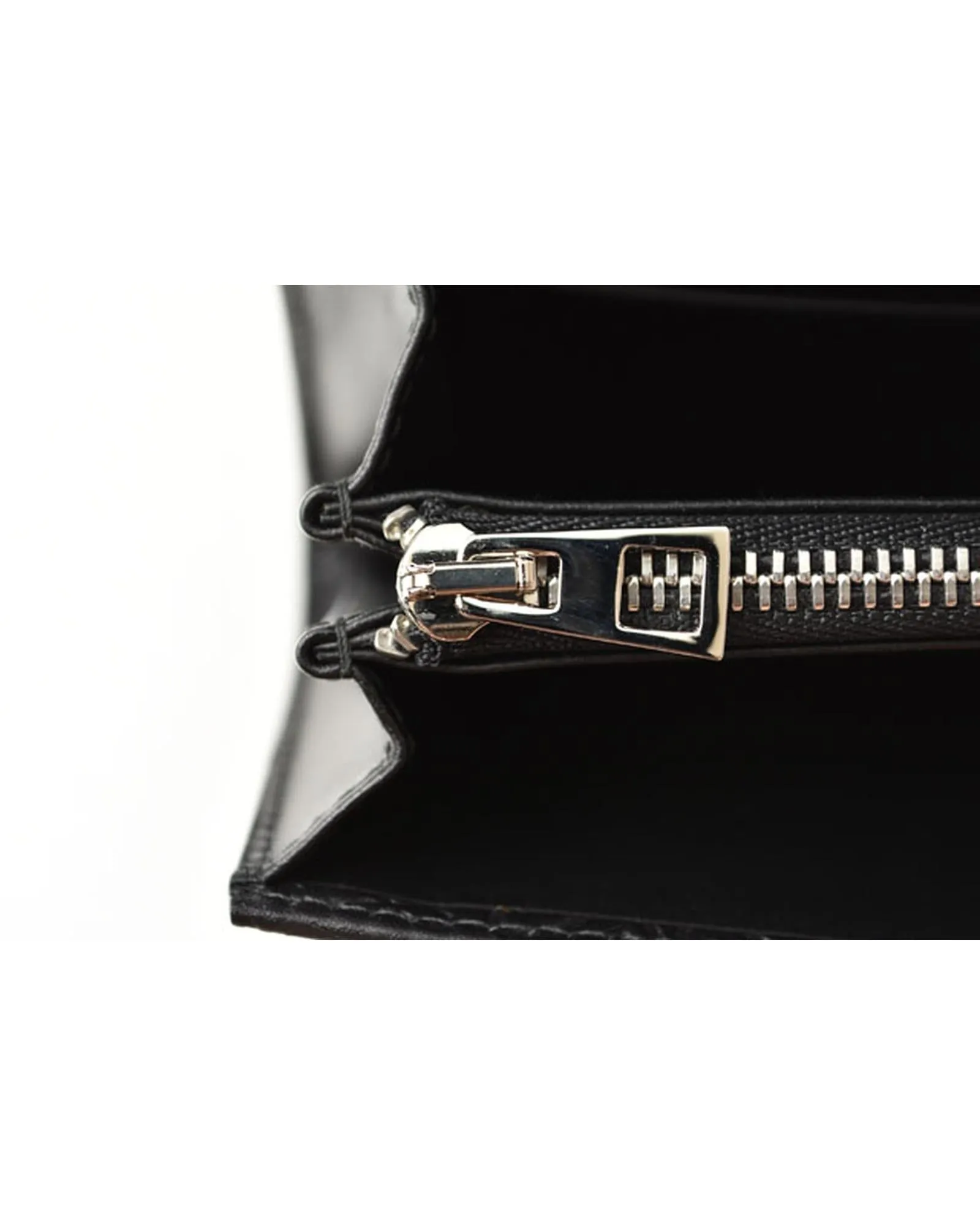 Anagram Calfskin Long Wallet in Black by Loewe