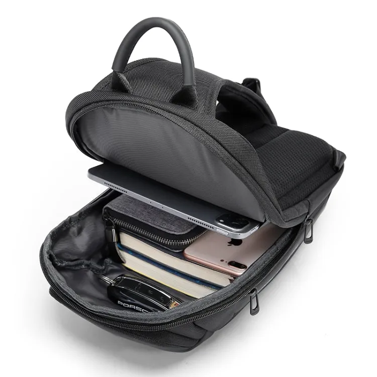 BANGE BG-7566 Oxford Fashion Waterproof Shoulder Chest Bag(Black)