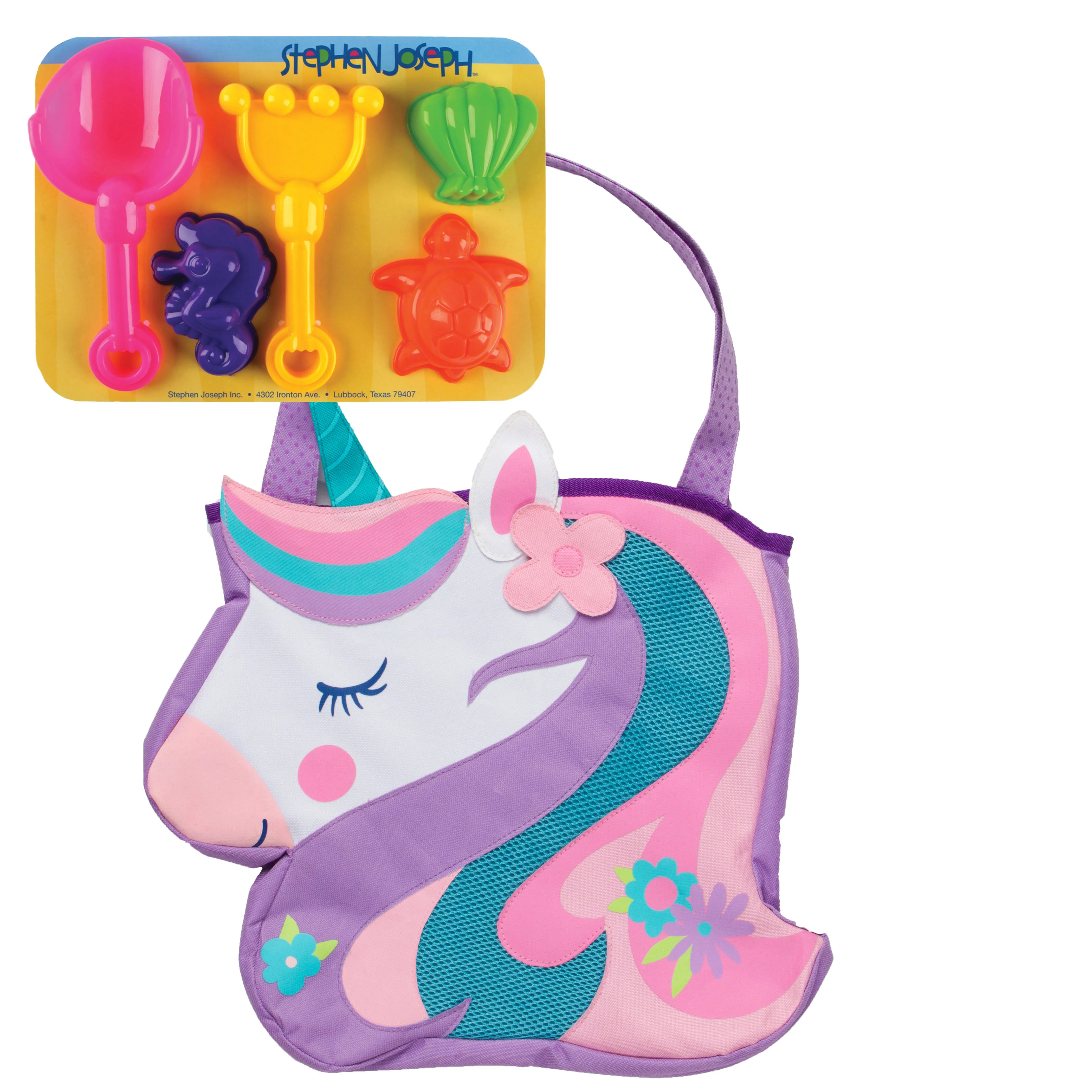 Beach Totes (W/Sand Toy Play Set)  Unicorn