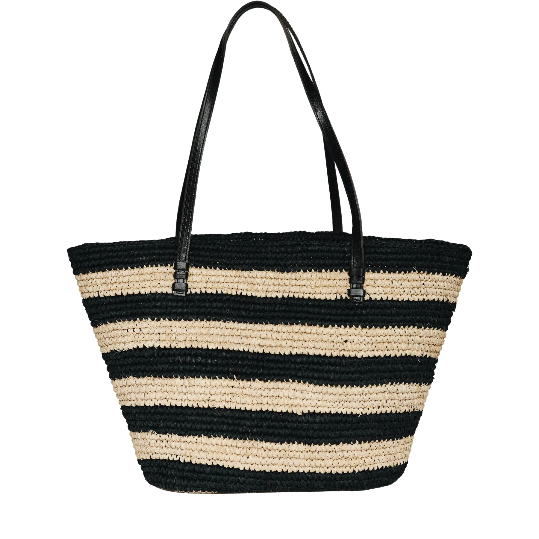 Bieno Tote in Black Stripe