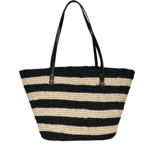 Bieno Tote in Black Stripe