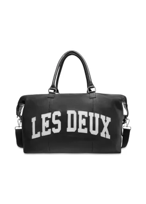 Blake Leather Weekend bag - Black/Light Ivory