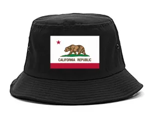 California State Flag CA Chest Mens Bucket Hat