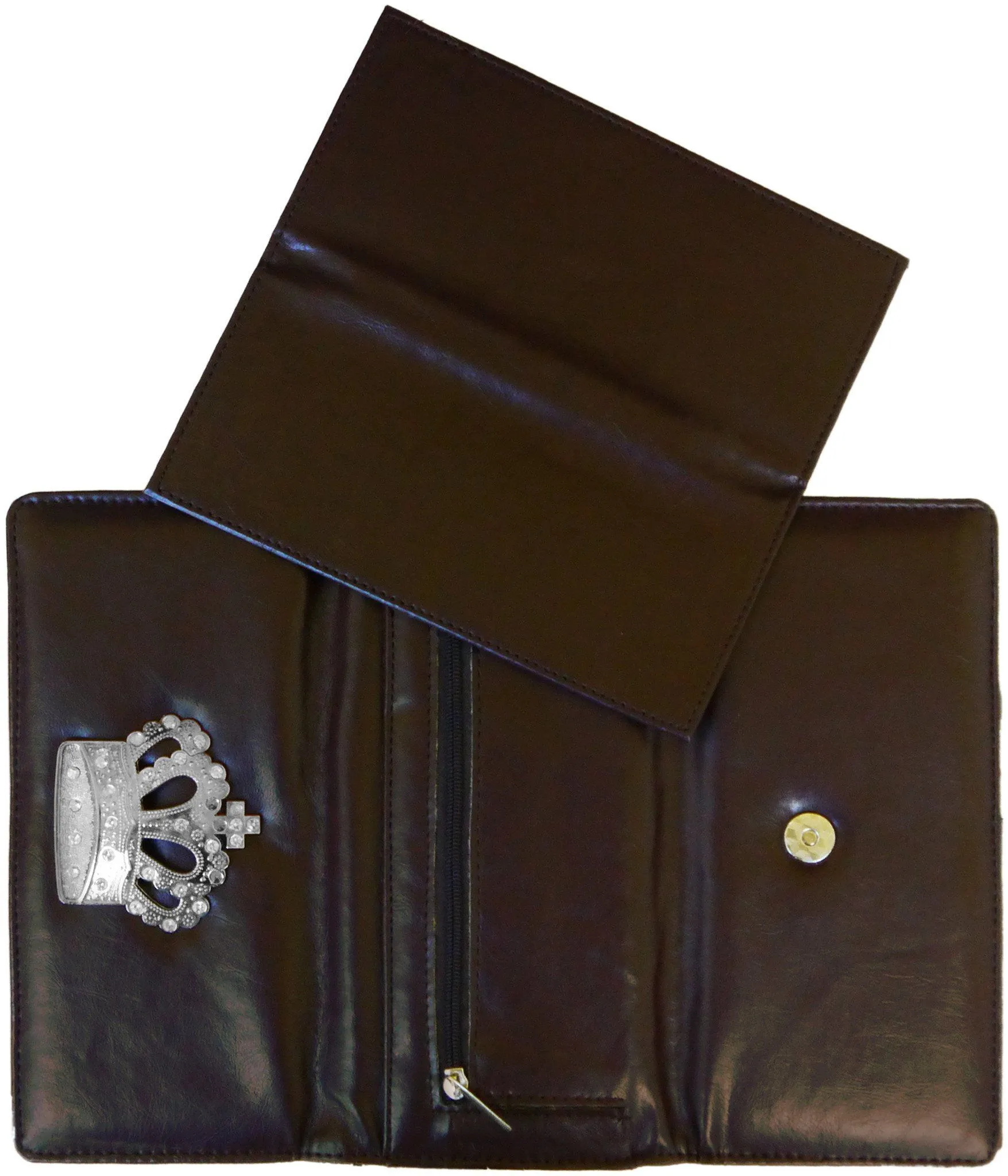 Checkbook Super Soft Feel Women Crown Wallet