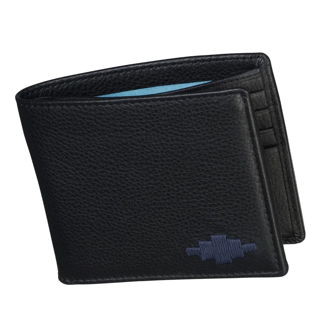 Dinero Card Wallet - Black/Navy by Pampeano