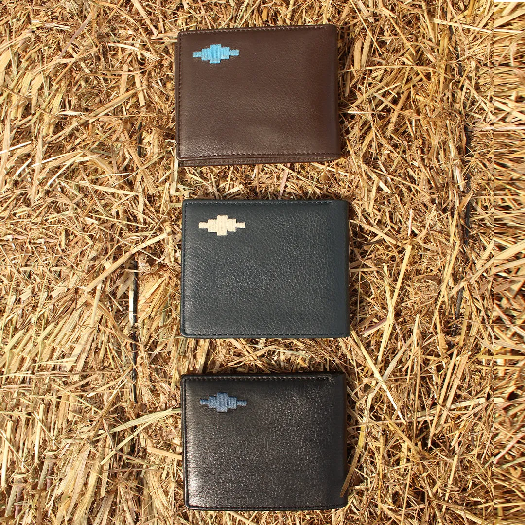 Dinero Card Wallet - Black/Navy by Pampeano