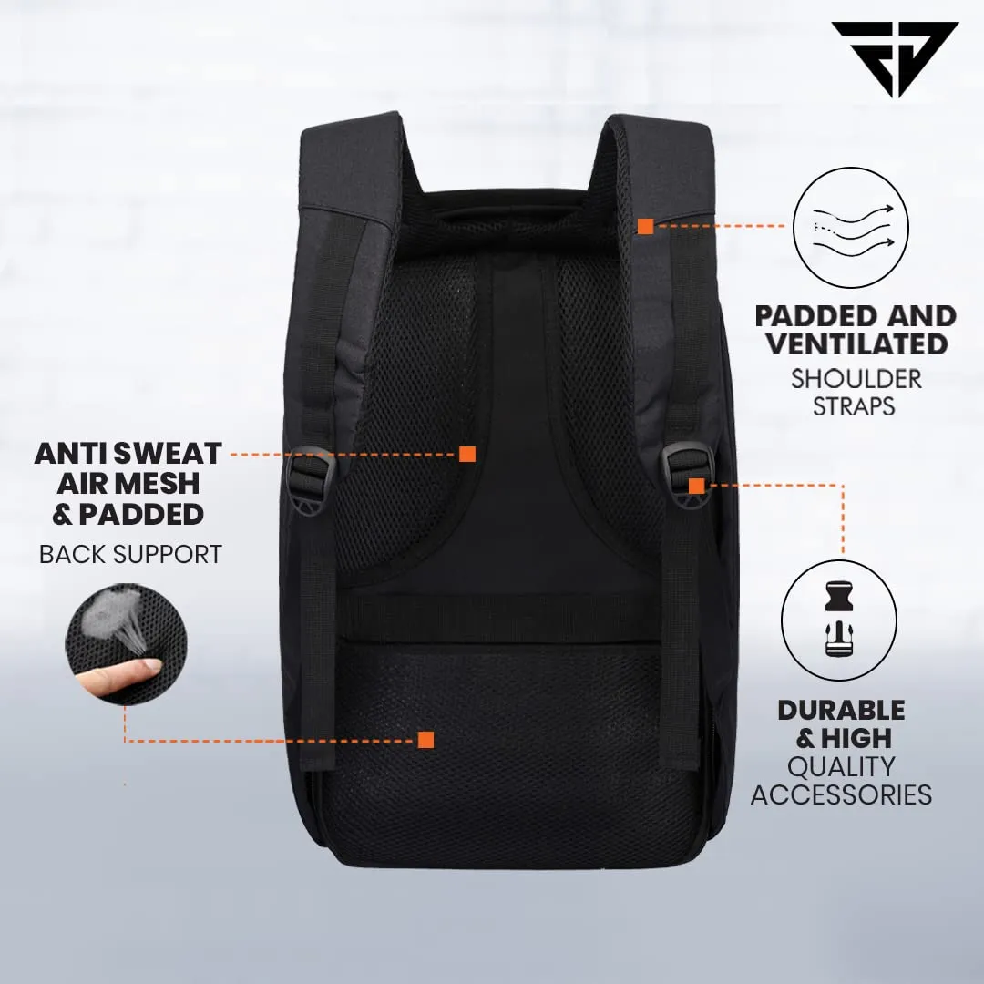 FUR JADEN Anti Theft Backpack 15.6 Inch Laptop Bag with USB Charging Port For Men Women Boys Girls