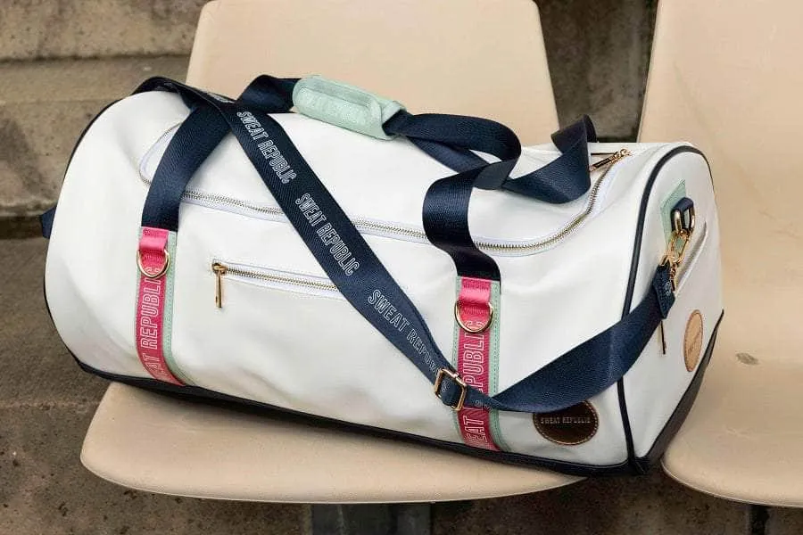 Gym Club Sports Bag White