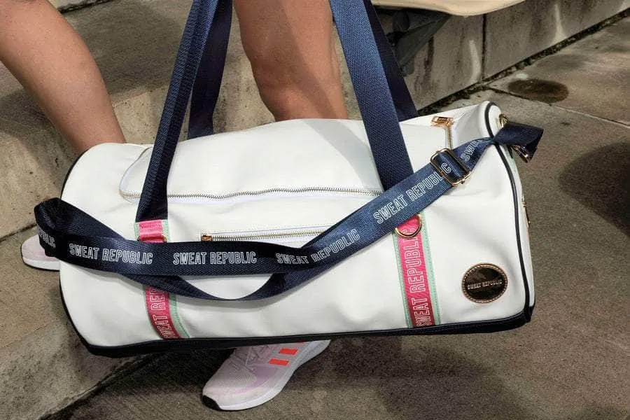Gym Club Sports Bag White