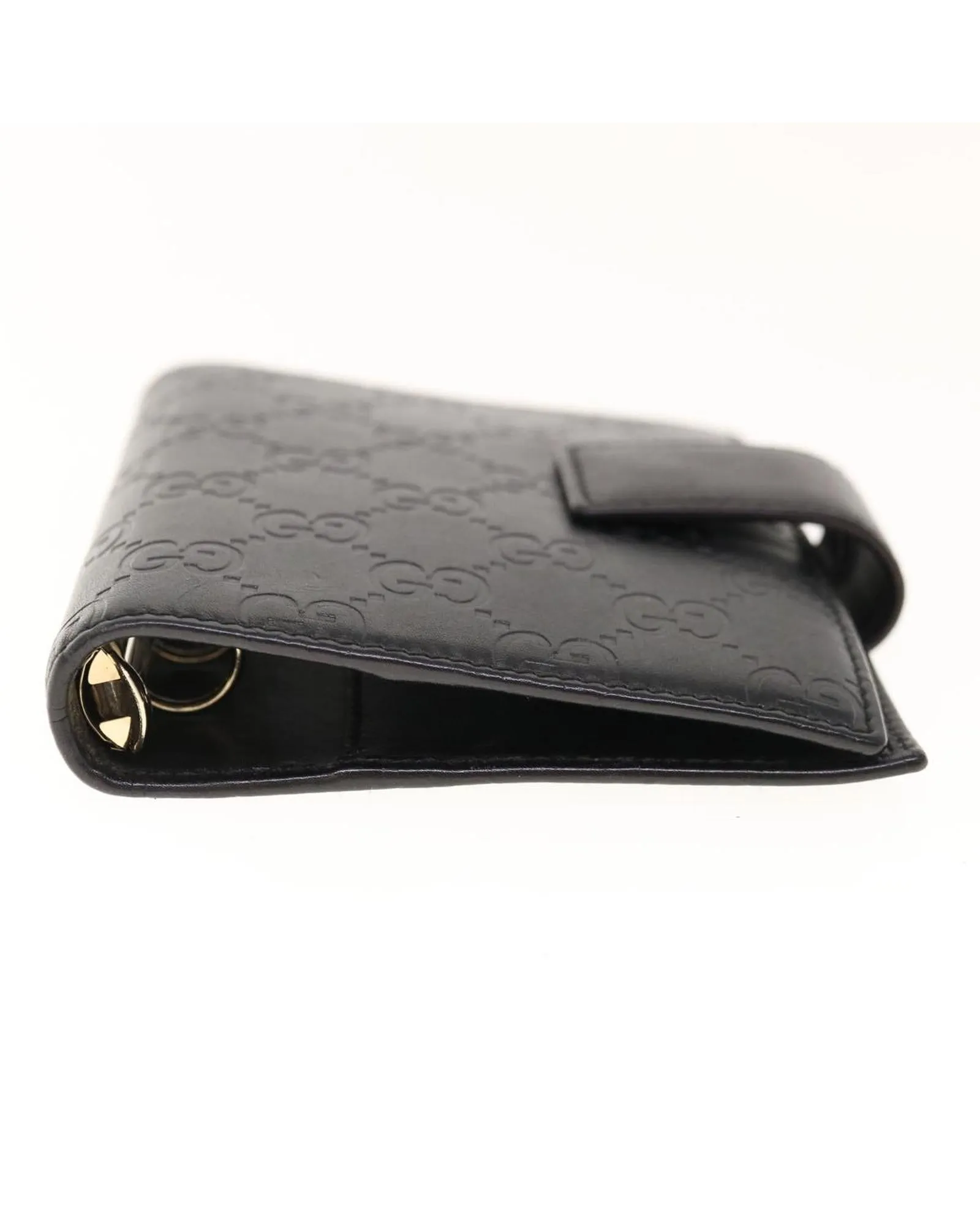 Leather and GG Canvas Day Planner Cover by Italian Designer