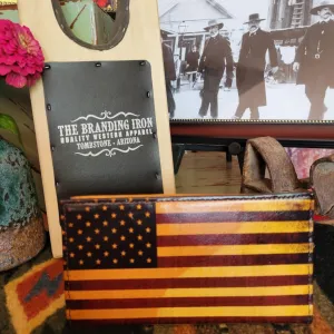 Leather Rodeo Wallet "US Flag" by Nocona      N5416497