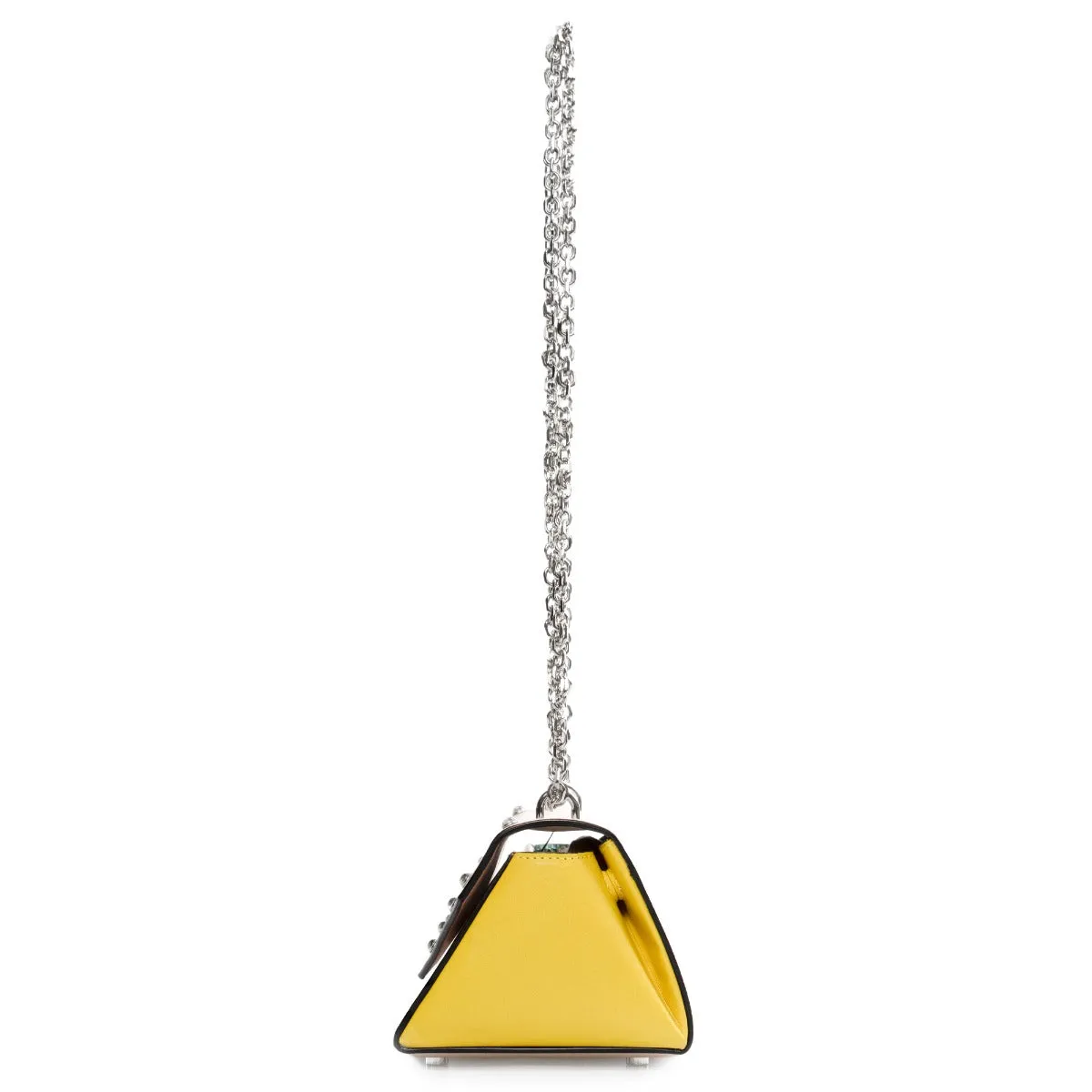 Marni Small Triangle Shoulder Bag in Pink