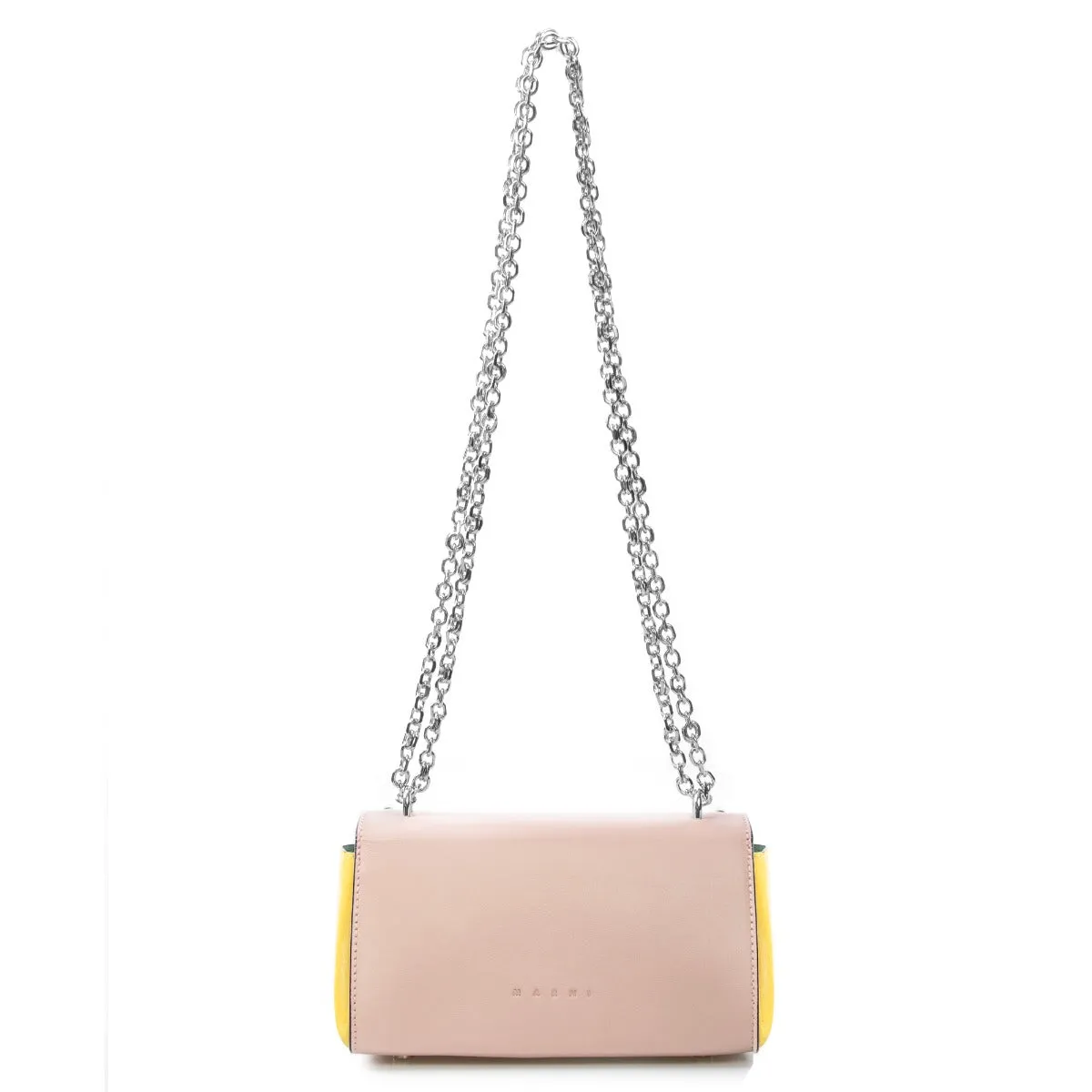 Marni Small Triangle Shoulder Bag in Pink