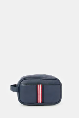 Men Navy Toiletry Pouch