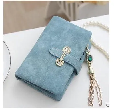 New Fashion Retro Matte Stitching Wallet