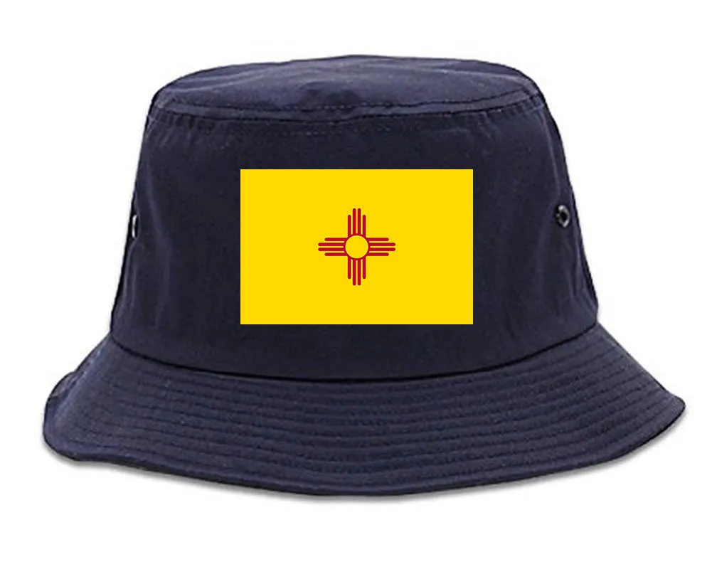 New Mexico State Flag NM Chest Mens Bucket Hat