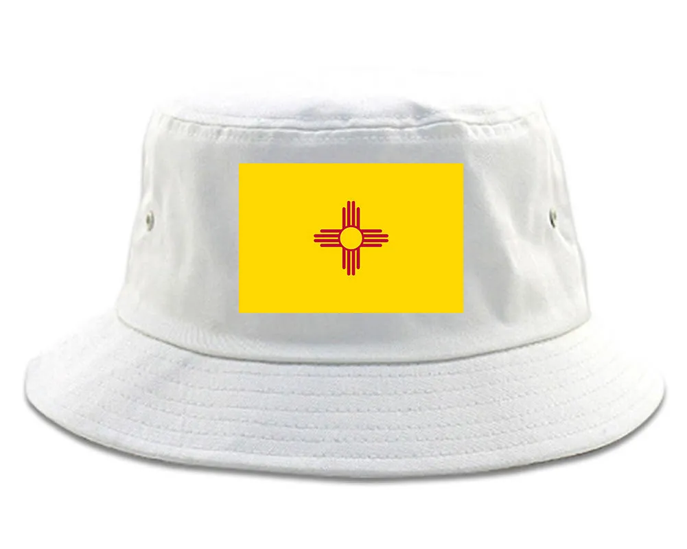 New Mexico State Flag NM Chest Mens Bucket Hat