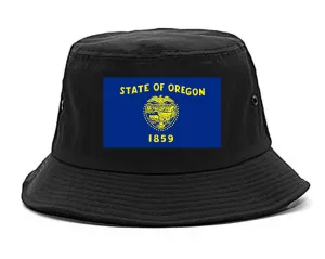 Oregon State Flag OR Chest Mens Bucket Hat