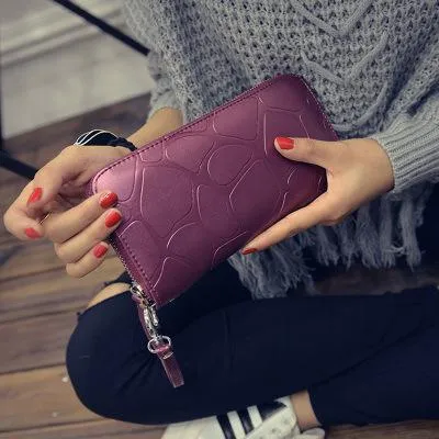 Pu Lather Fashion Casual Female Wallet