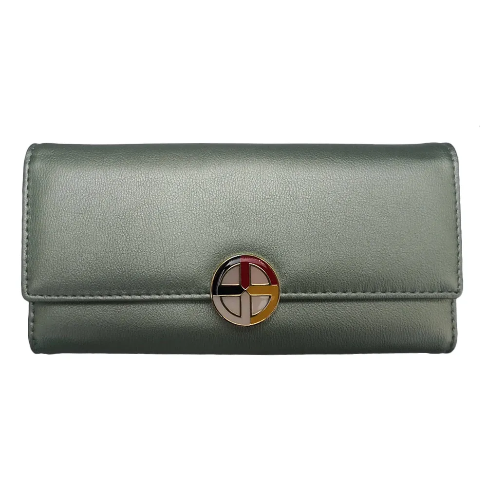 Snap Wallet w/ Medicine Wheel Button