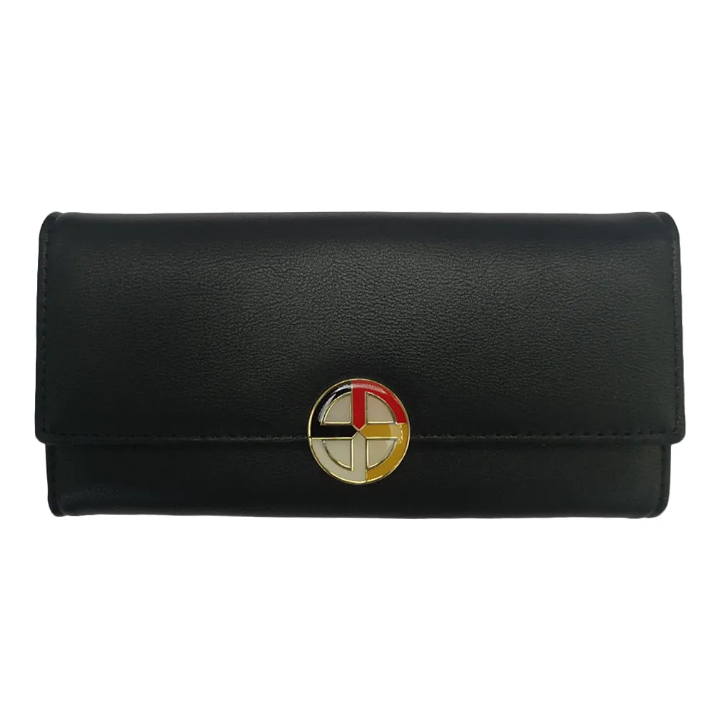 Snap Wallet w/ Medicine Wheel Button