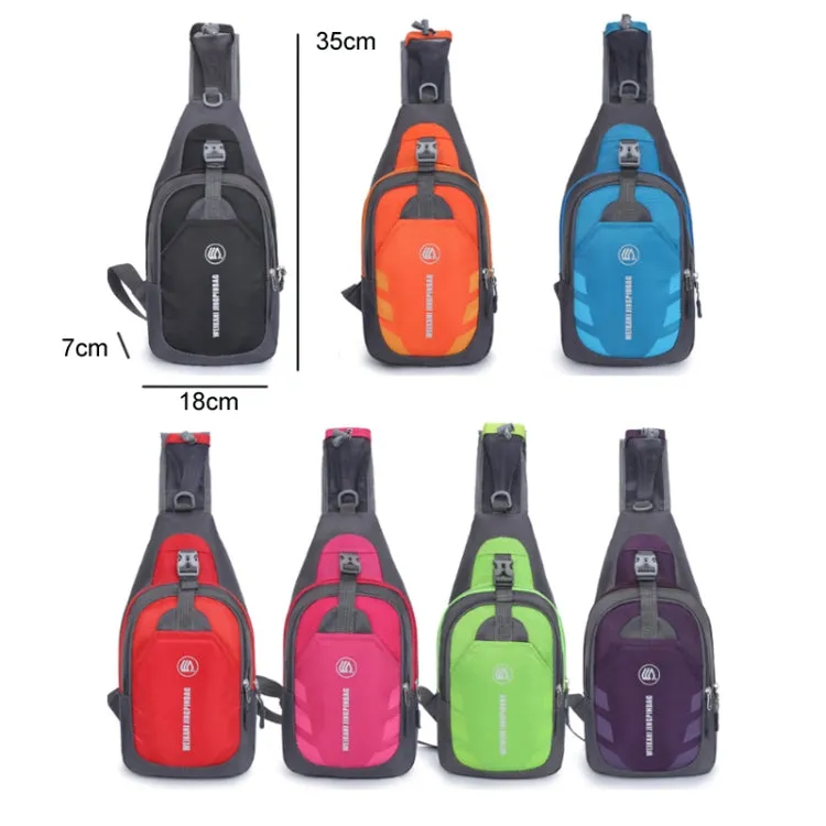 WEIKANI Single Shoulder Diagonal Mini Chest Bag Outdoor Sports Bag(Green)