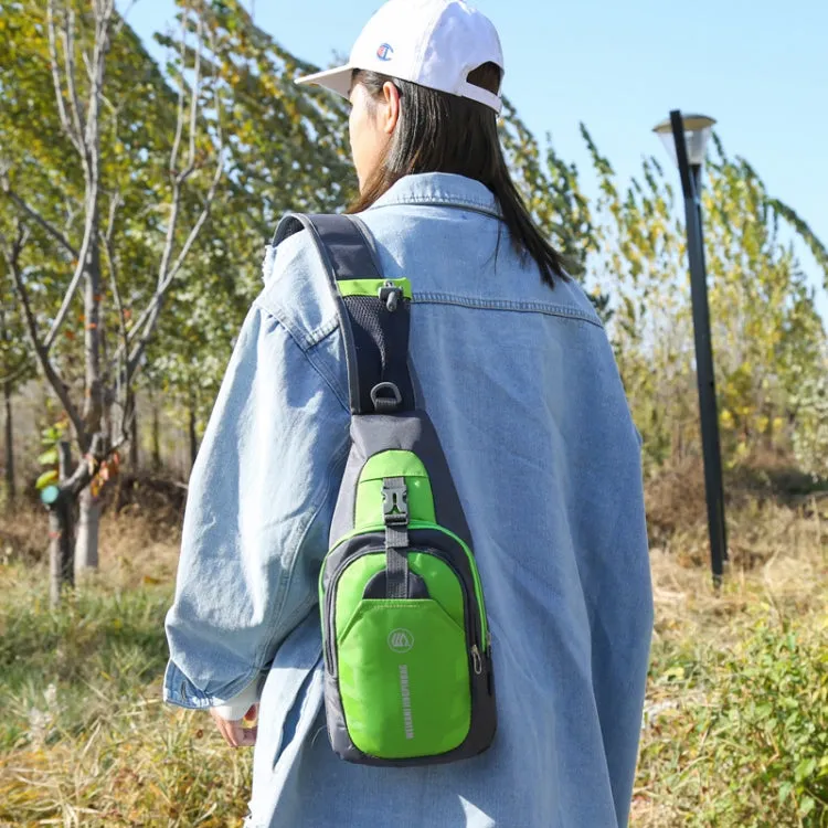 WEIKANI Single Shoulder Diagonal Mini Chest Bag Outdoor Sports Bag(Green)