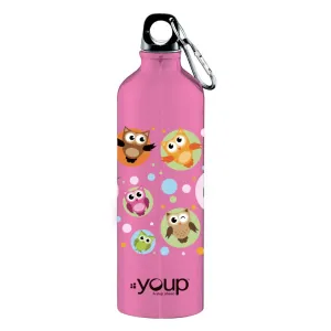Youp Stainless Steel Pink Color Sports Series Kids Sipper Bottle Mighty - 750 Ml