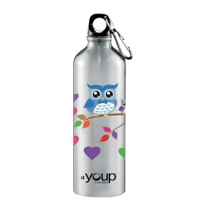 Youp Stainless Steel Silver Color Sports Series Kids Sipper Bottle Mighty - 750 Ml